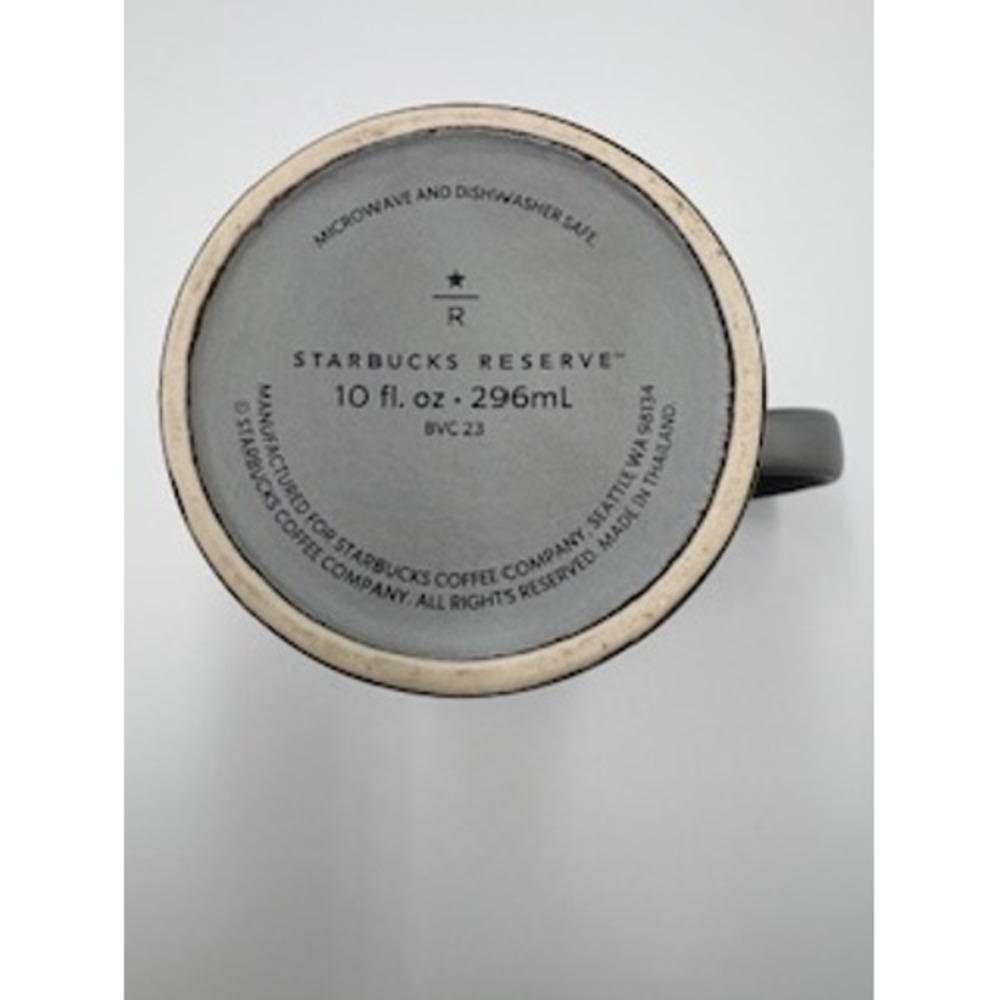 STARBUCKS RESERVE ROASTERY CHICAGO Mug 10oz Gray Ceramic Matte Building Art Cup - Picture 4 of 5